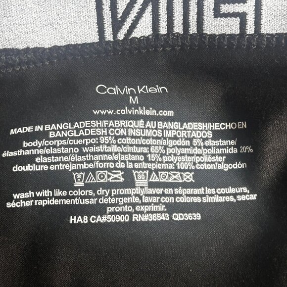 Women's Calvin Klein Boyshort Underwear Black Medium - Picture 3 of 4